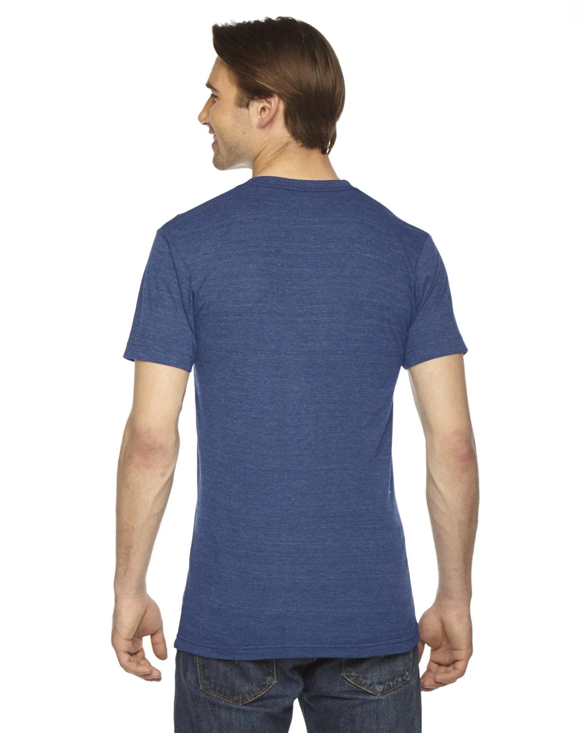 American Apparel Unisex Triblend Short Sleeve Track T-Shirt