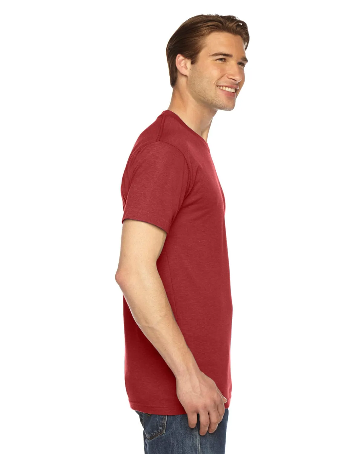 American Apparel Unisex Triblend Short Sleeve Track T-Shirt
