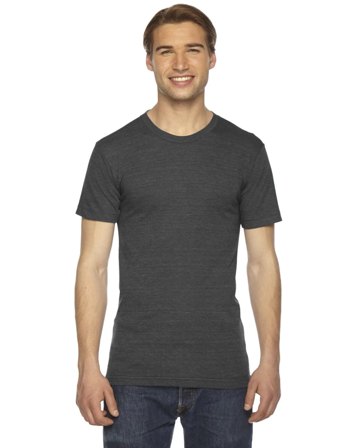 American Apparel Unisex Triblend Short Sleeve Track T-Shirt