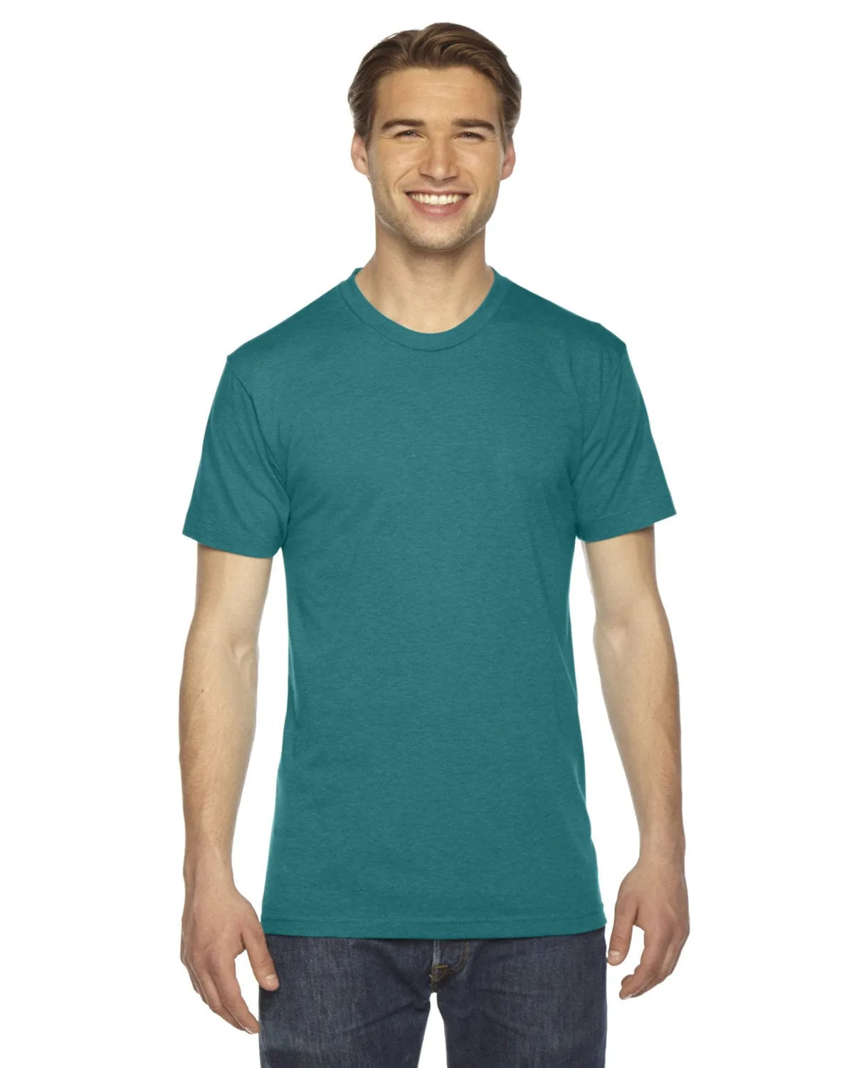 American Apparel Unisex Triblend Short Sleeve Track T-Shirt
