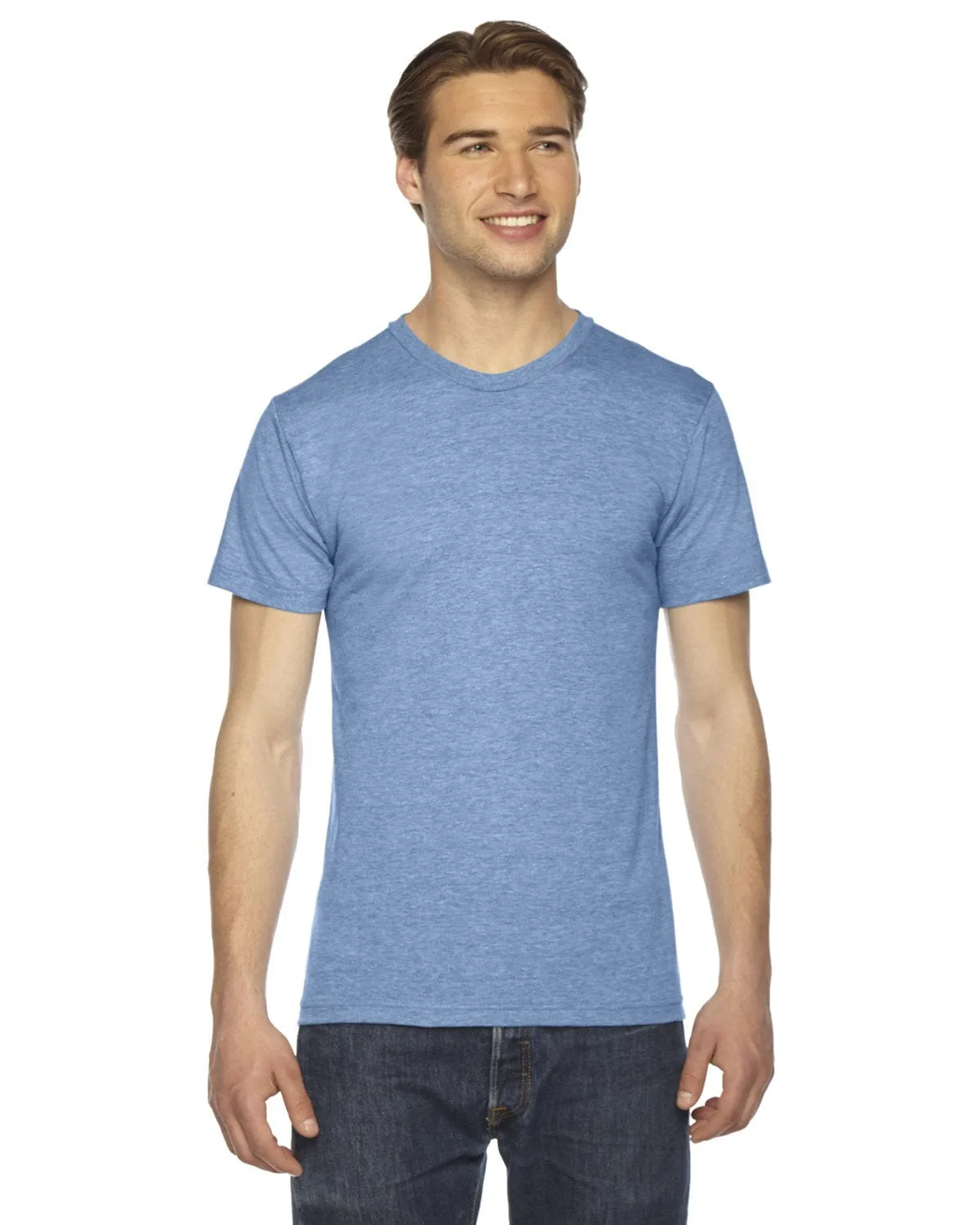 American Apparel Unisex Triblend Short Sleeve Track T-Shirt