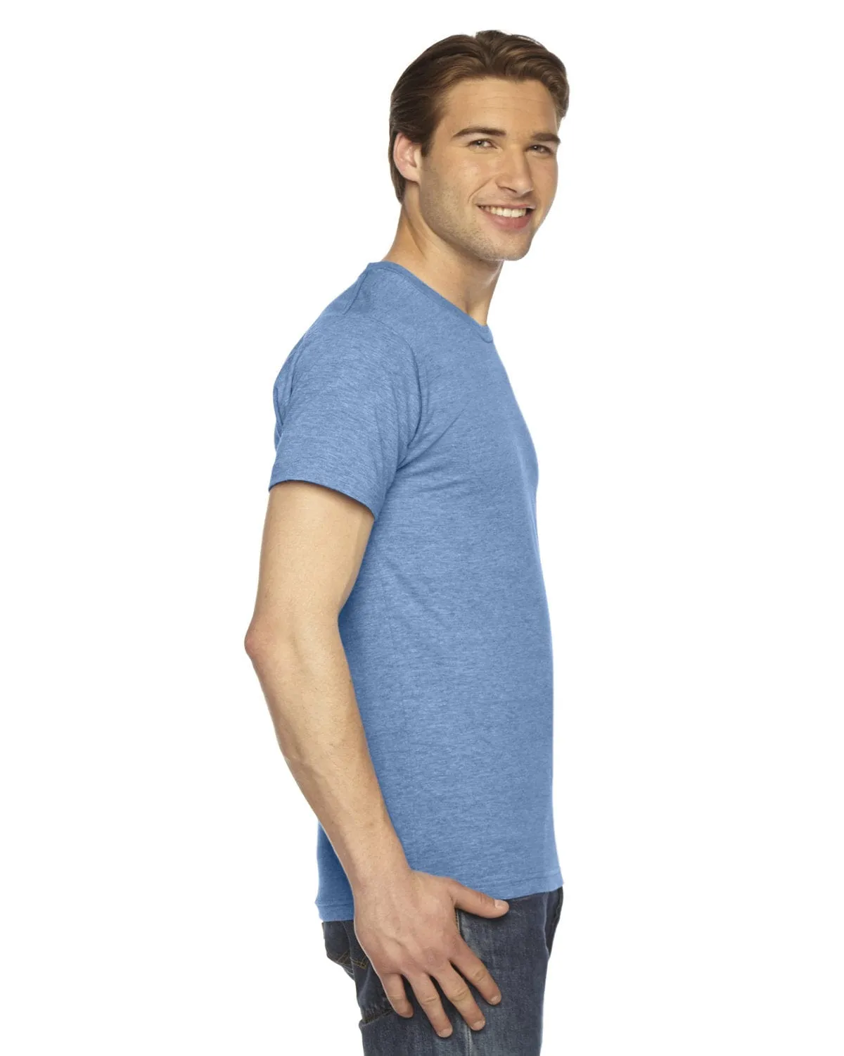 American Apparel Unisex Triblend Short Sleeve Track T-Shirt