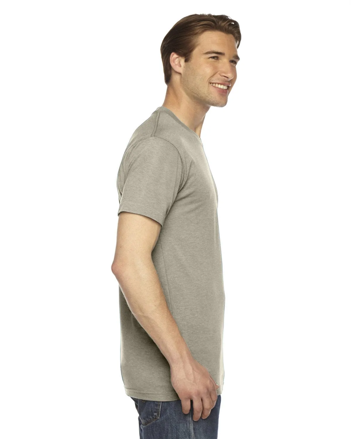 American Apparel Unisex Triblend Short Sleeve Track T-Shirt