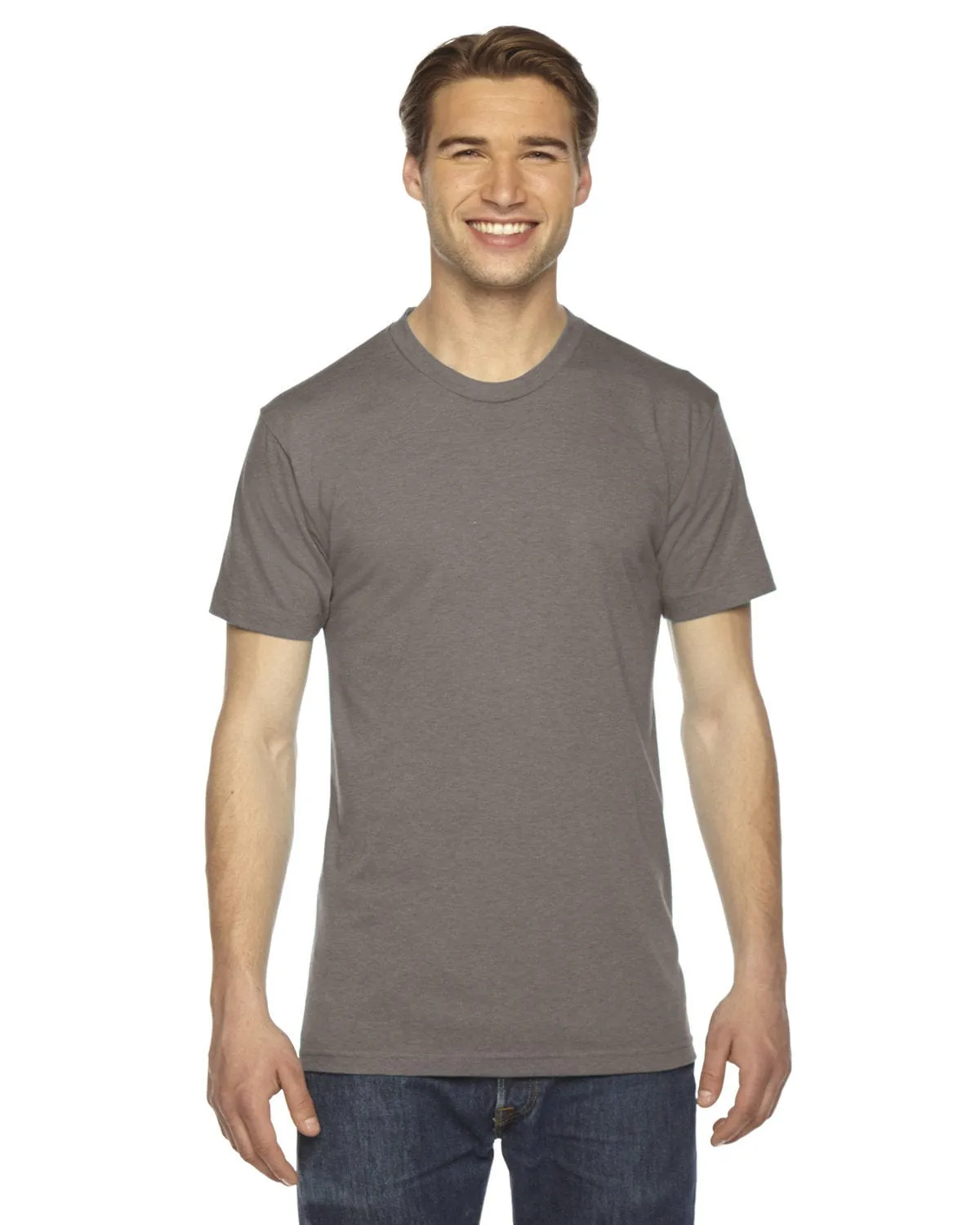 American Apparel Unisex Triblend Short Sleeve Track T-Shirt