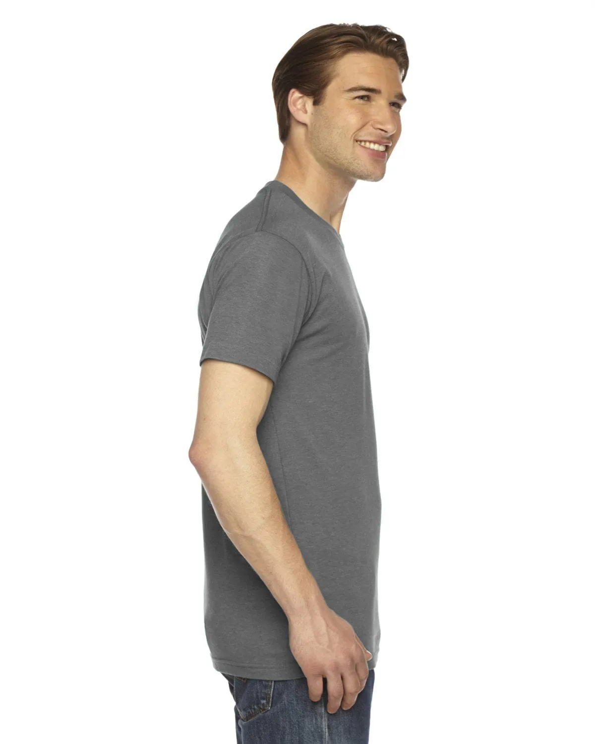 American Apparel Unisex Triblend Short Sleeve Track T-Shirt