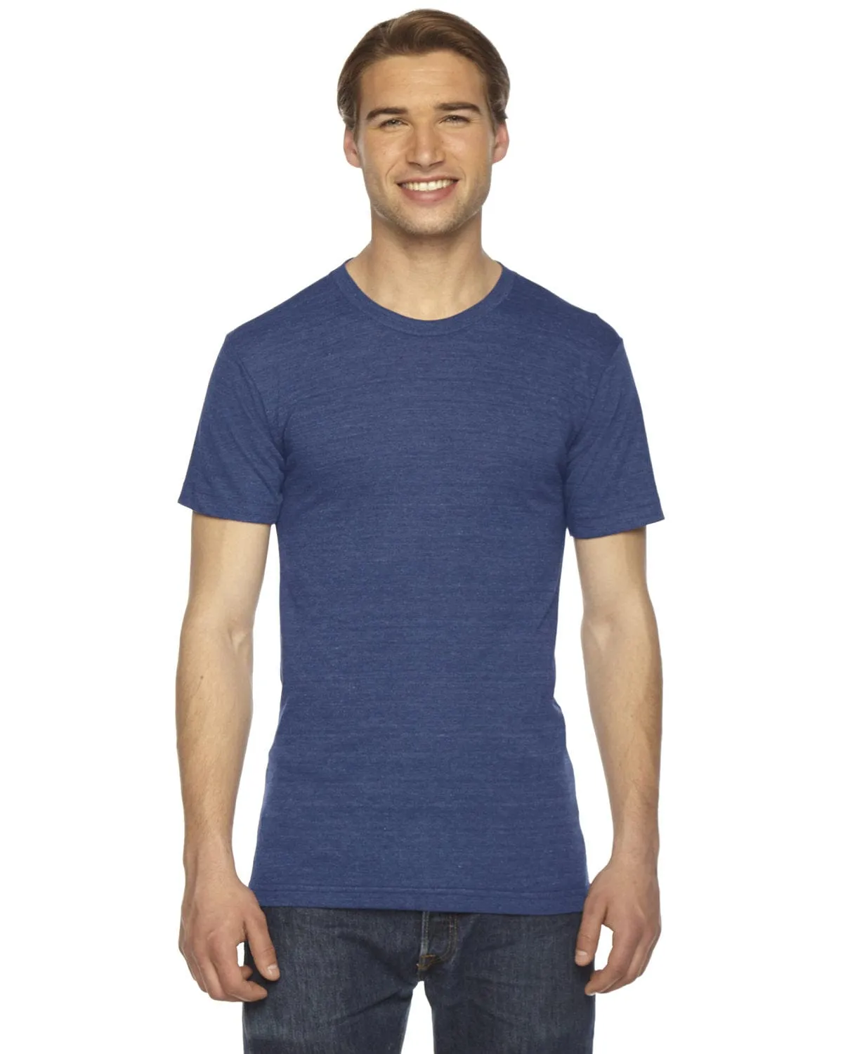 American Apparel Unisex Triblend Short Sleeve Track T-Shirt