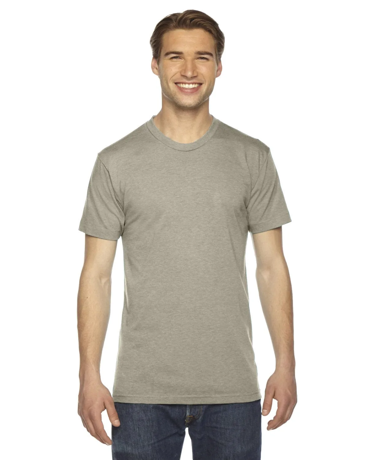 American Apparel Unisex Triblend Short Sleeve Track T-Shirt