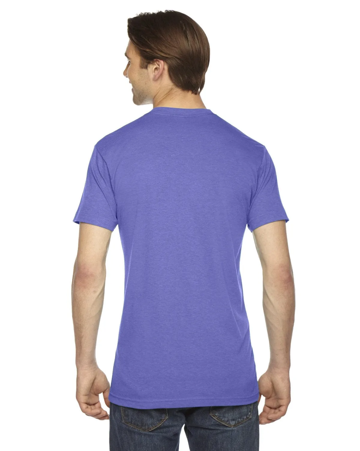 American Apparel Unisex Triblend Short Sleeve Track T-Shirt