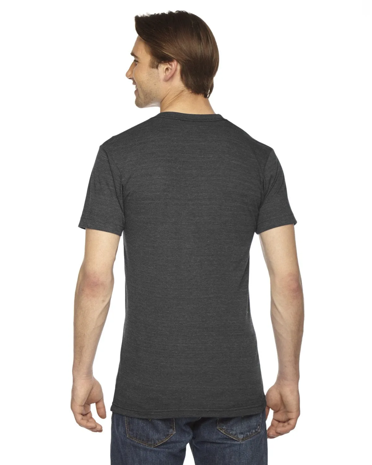 American Apparel Unisex Triblend Short Sleeve Track T-Shirt