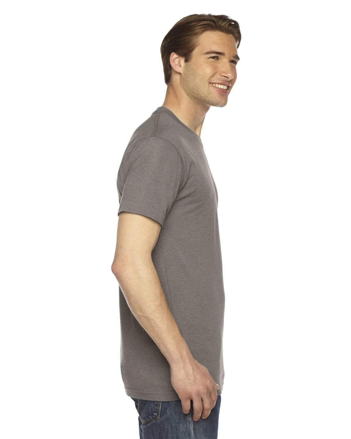 American Apparel Unisex Triblend Short Sleeve Track T-Shirt