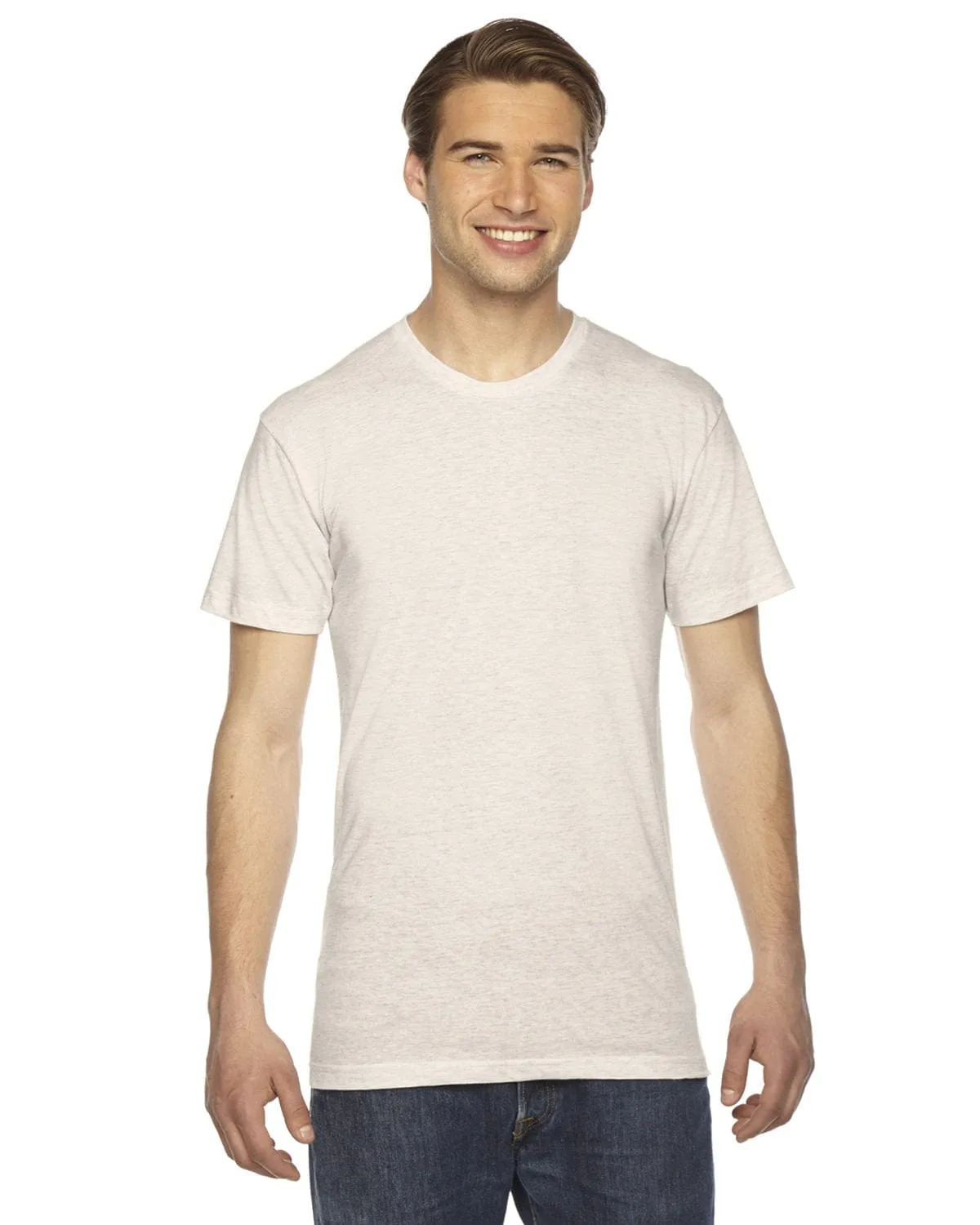 American Apparel Unisex Triblend Short Sleeve Track T-Shirt