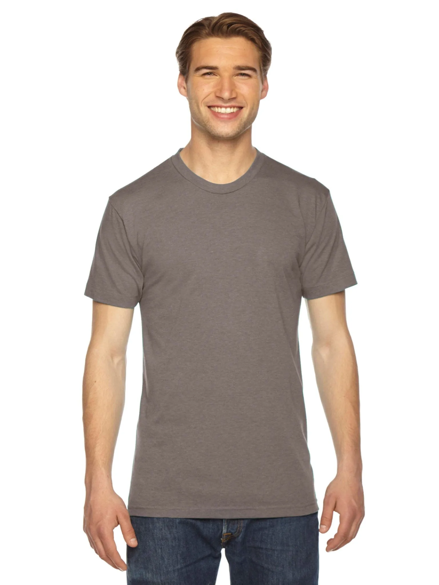 American Apparel Unisex Triblend Short Sleeve Track T-Shirt