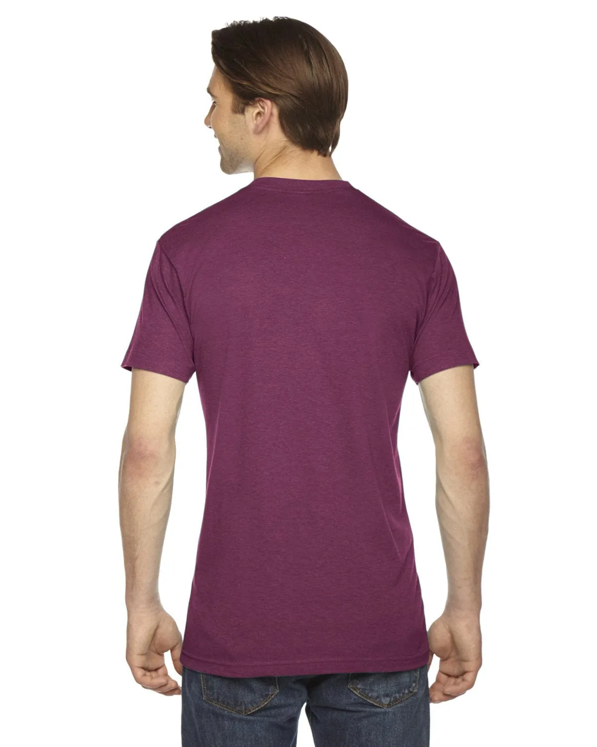 American Apparel Unisex Triblend Short Sleeve Track T-Shirt