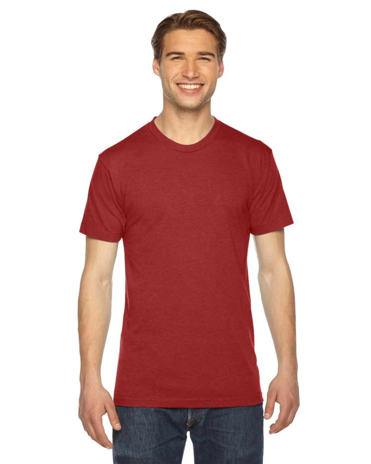 American Apparel Unisex Triblend Short Sleeve Track T-Shirt