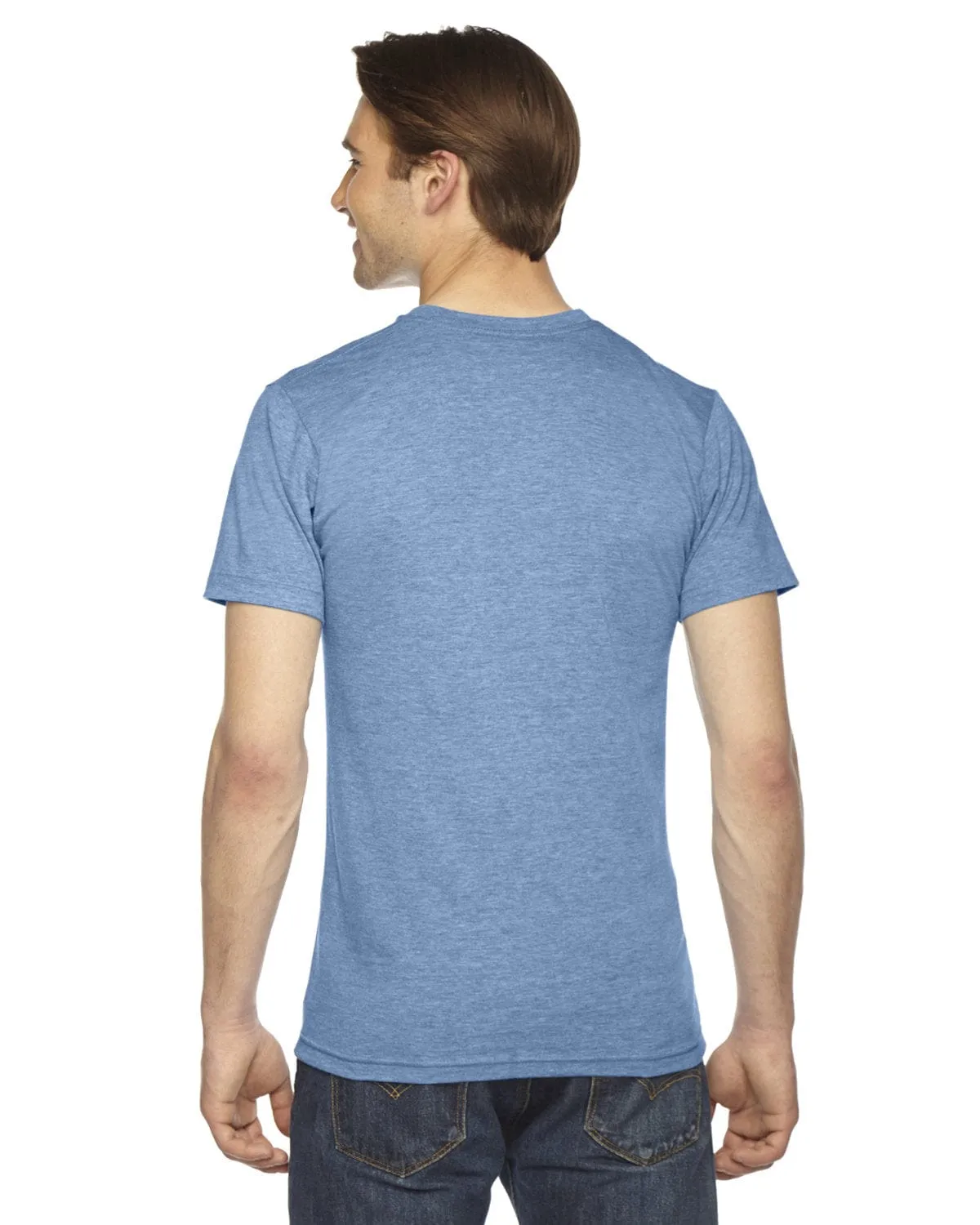American Apparel Unisex Triblend Short Sleeve Track T-Shirt