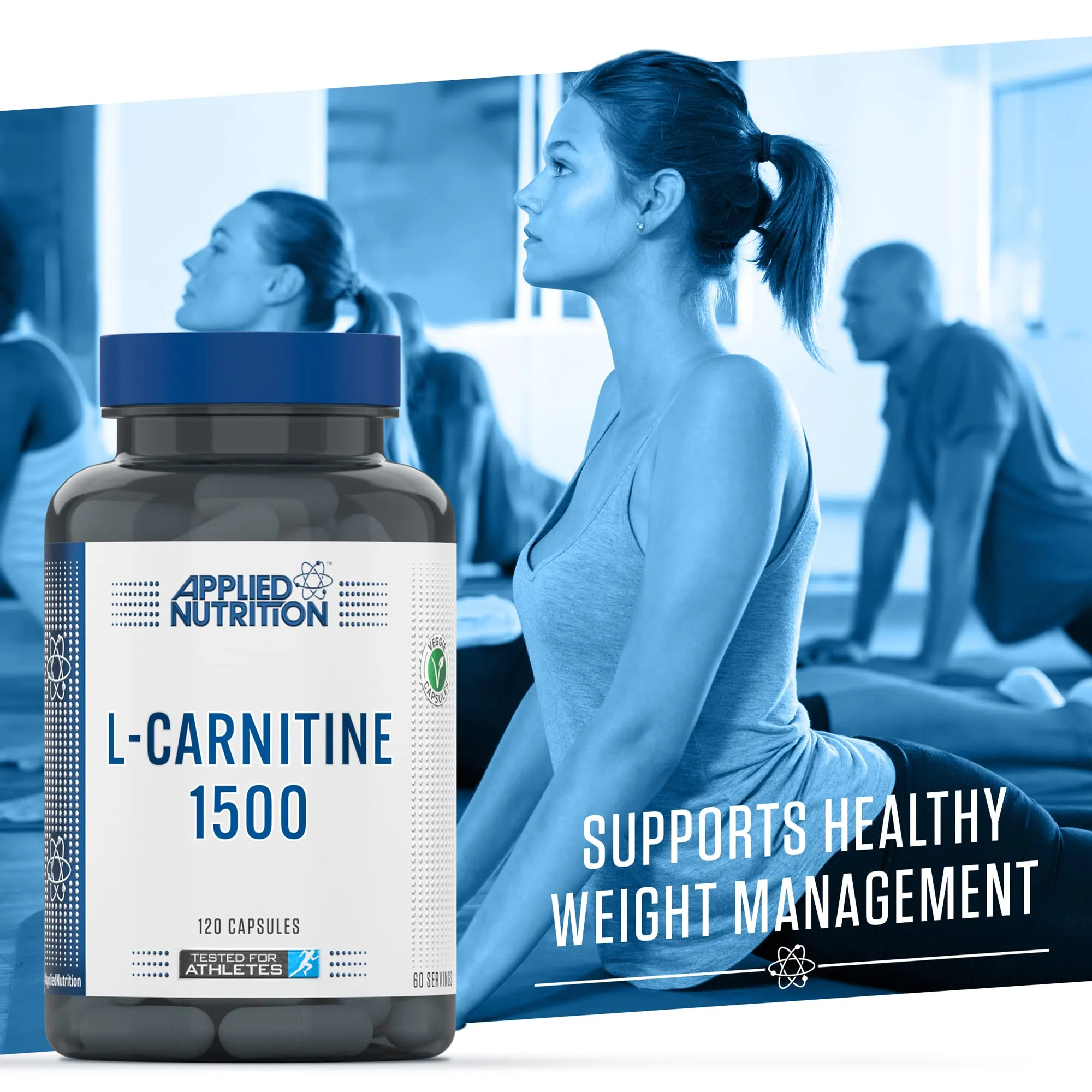 Applied Nutrition LCarnitine 1500mg  120 caps