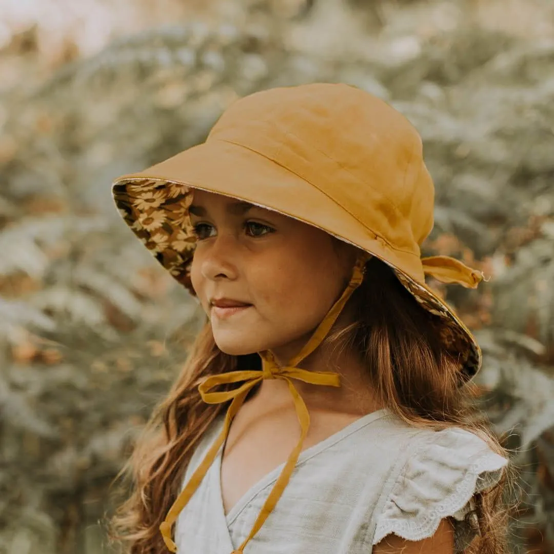 Bedhead Heritage Reversible Bucket Hat- Maggie/Maize M