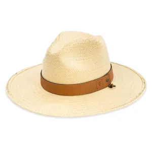 Brimmed Field Hat - Burlap Straw
