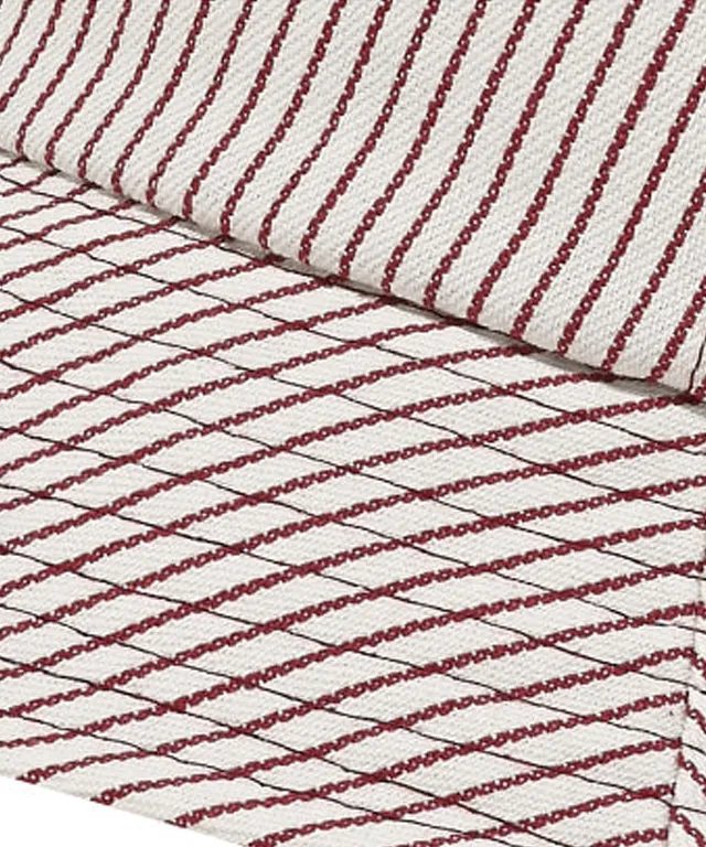 CHUCUCHU Stripe Bucket Hat - Wine