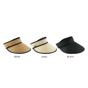 Classic Adjustable Straw Visor Collection - Model FH325