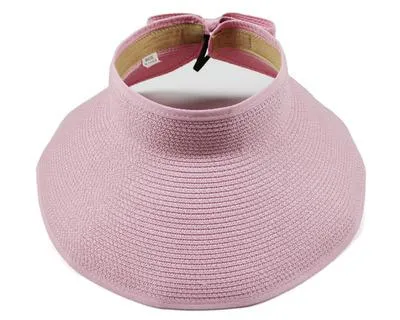 COKK Brand New Spring Summer Visors Cap Foldable Wide Large Brim Sun Hat Beach Hats for Women Straw Hat Wholesale Chapeau