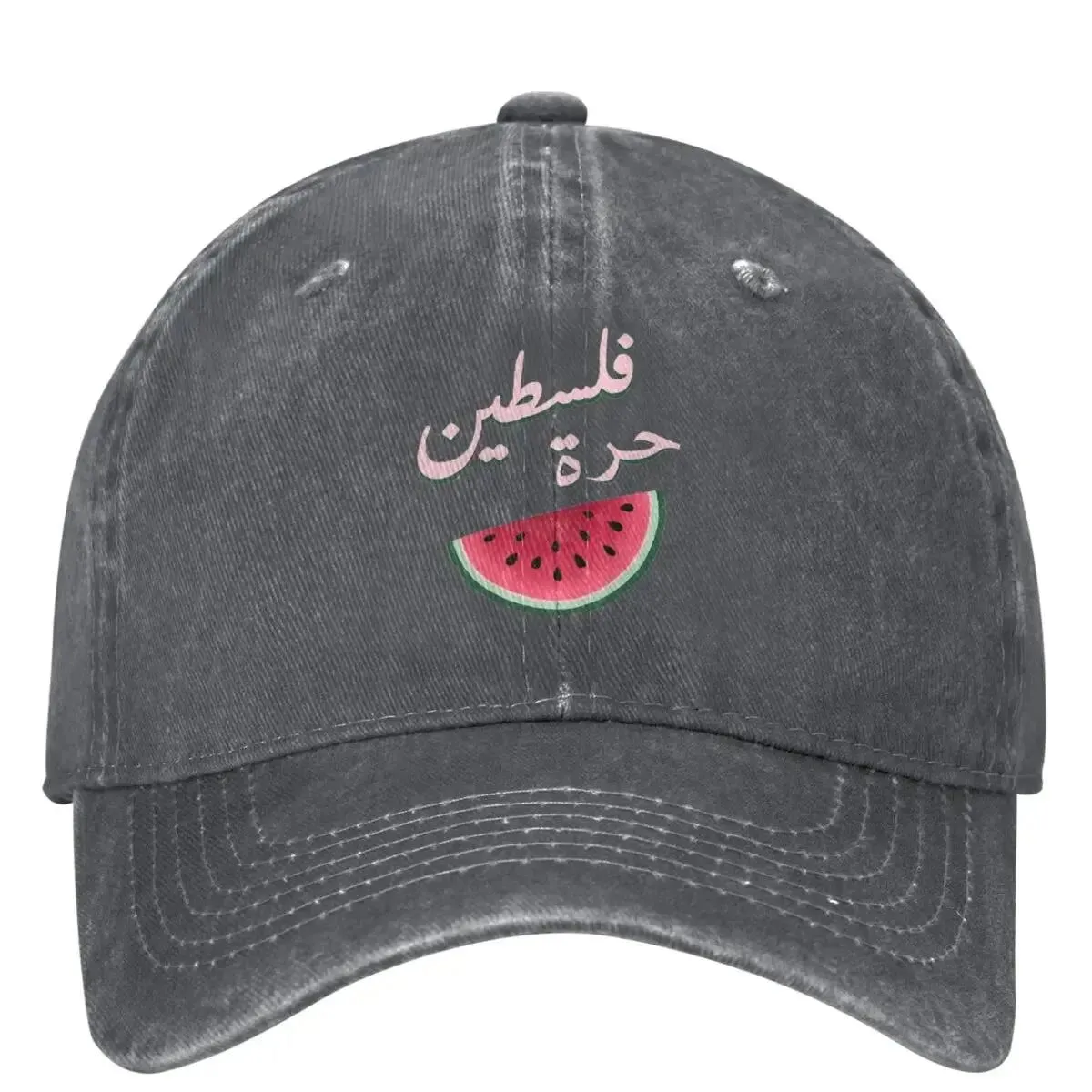 Cool Palestine Washed Baseball Cap Watermelon Cool Casual Trucker Hat Summer Female Male Kpop Rock Sun Visors Baseball Caps