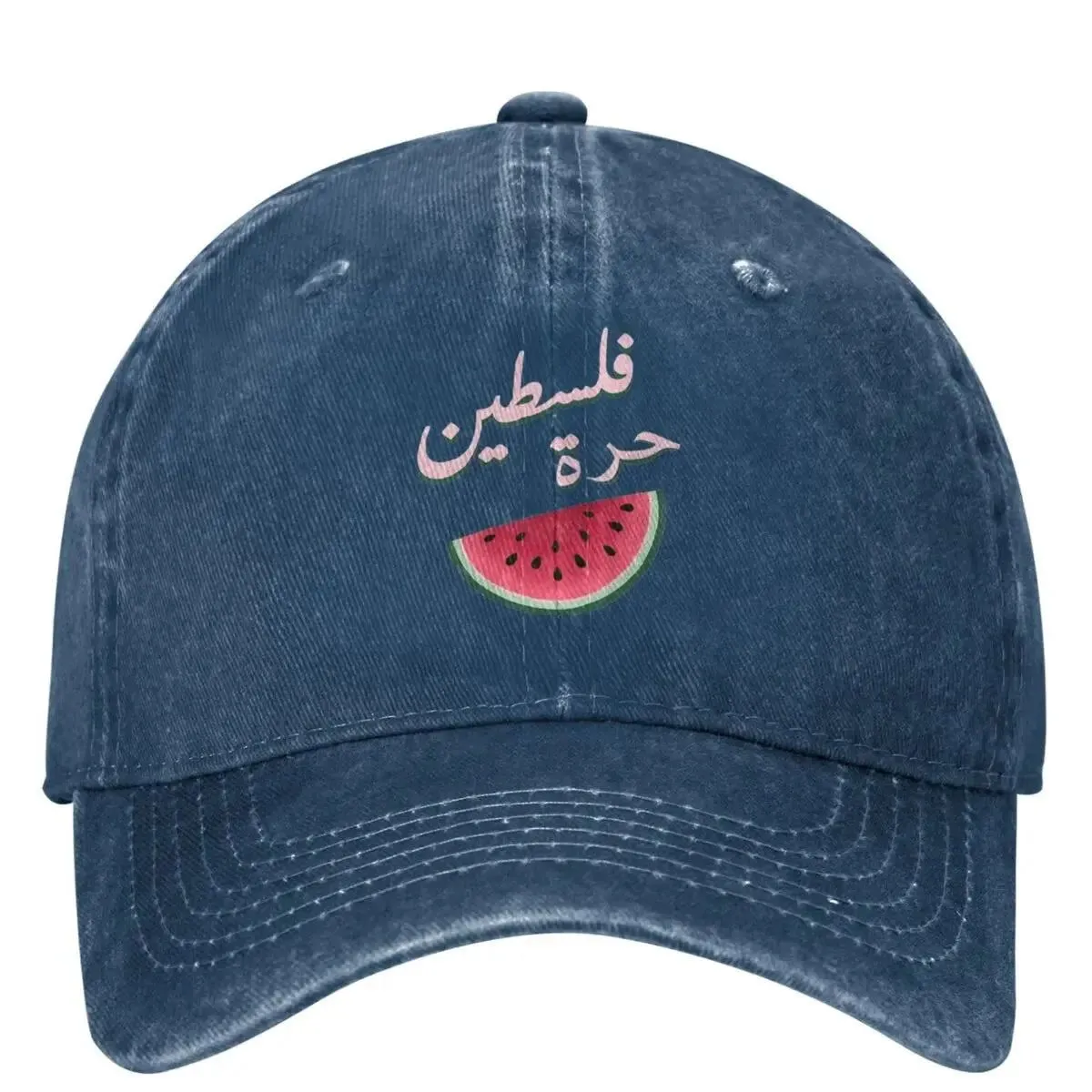 Cool Palestine Washed Baseball Cap Watermelon Cool Casual Trucker Hat Summer Female Male Kpop Rock Sun Visors Baseball Caps
