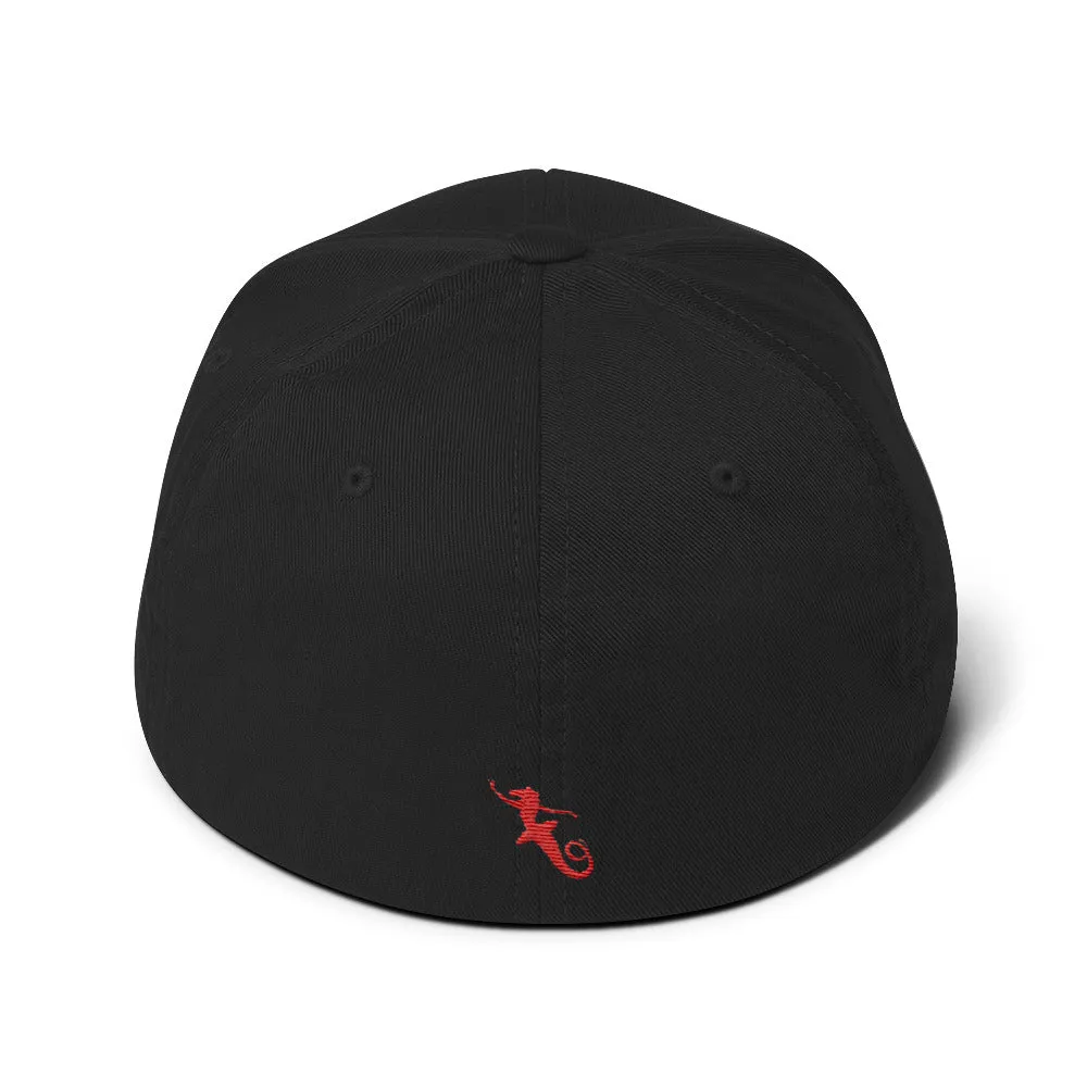 Crawling With Cops - Structured Twill Cap with Embroidered Logos
