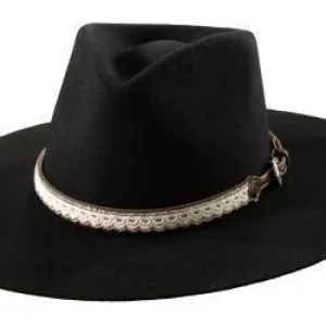 Cream Lace with Croc Tabs Hatband- M&F Western Products