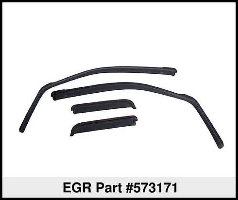 EGR 04  Ford F/S Pickup Extended Cab In-Channel Window Visors - Set of 4 (573171)