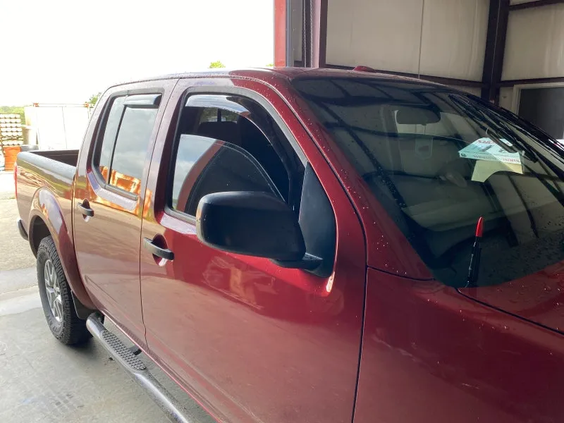 EGR 05  Nissn Frontier Crew Cab In-Channel Window Visors - Set of 4