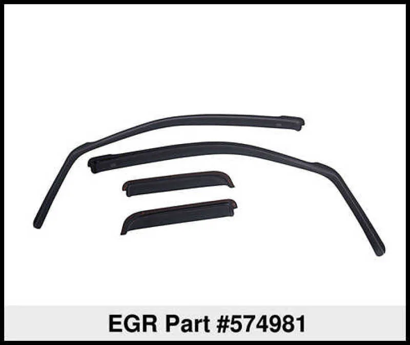 EGR 05  Toyota Tacoma Crew Cab In-Channel Window Visors - Set of 4
