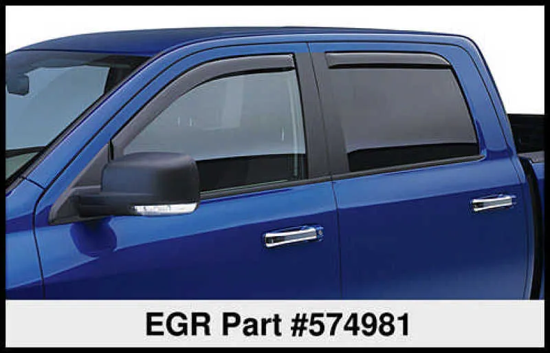 EGR 05  Toyota Tacoma Crew Cab In-Channel Window Visors - Set of 4