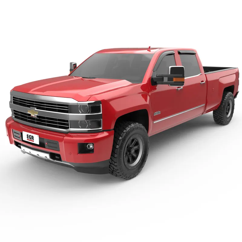 EGR 14  Chev Silverado Crew Cab Tape-On Window Visors - Set of 4 (641771)