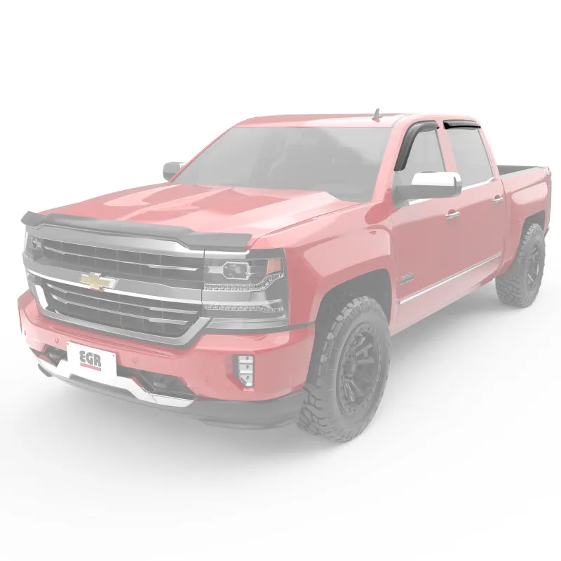 EGR 14  Chev Silverado Ext Cab Tape-On Window Visors - Set of 4