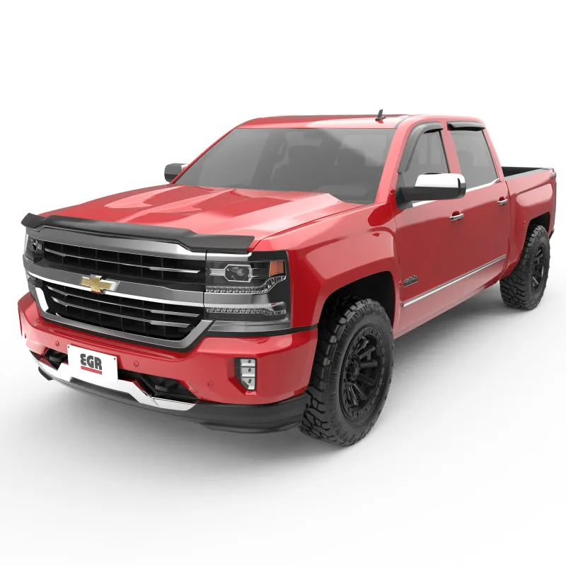 EGR 14  Chev Silverado Ext Cab Tape-On Window Visors - Set of 4