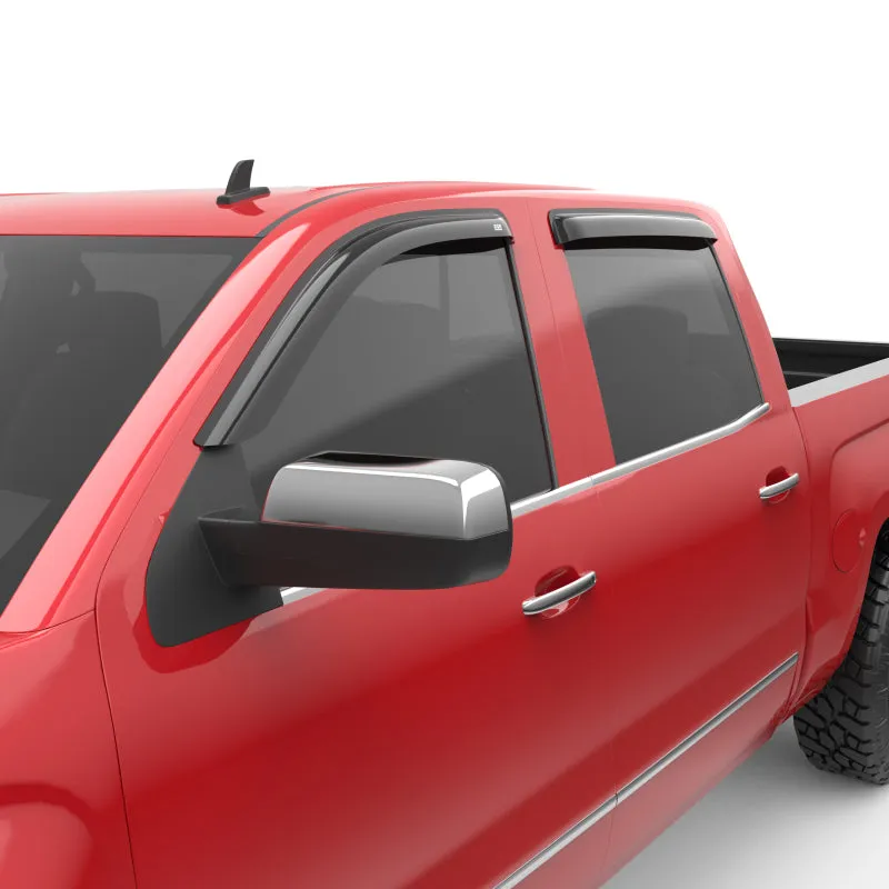 EGR 14  Chev Silverado Ext Cab Tape-On Window Visors - Set of 4