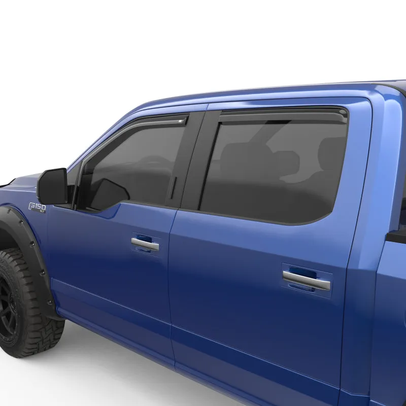 EGR 15  Ford F150 Super Cab In-Channel Window Visors - Set of 4 (573471)