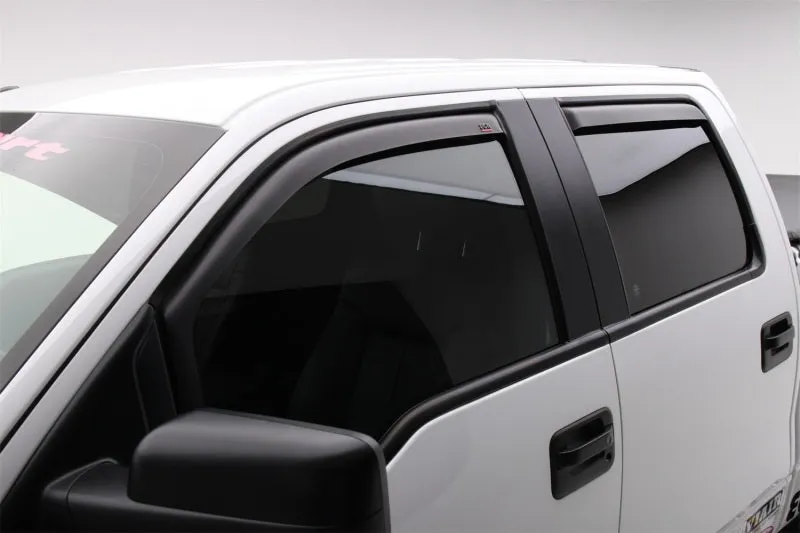 EGR 15  Ford F150 Super Cab In-Channel Window Visors - Set of 4 - Matte (573475)