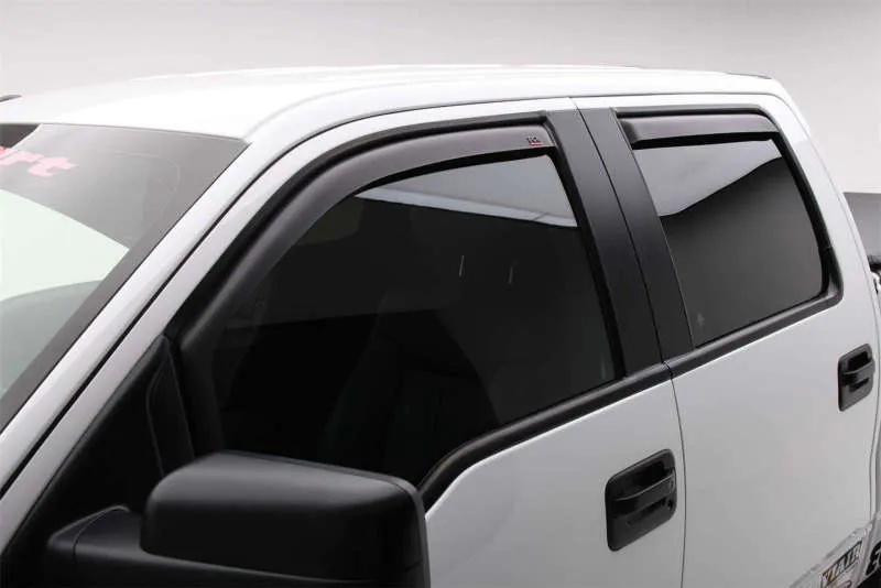 EGR 15  Ford F150 Super Cab In-Channel Window Visors - Set of 4 - Matte (573475)
