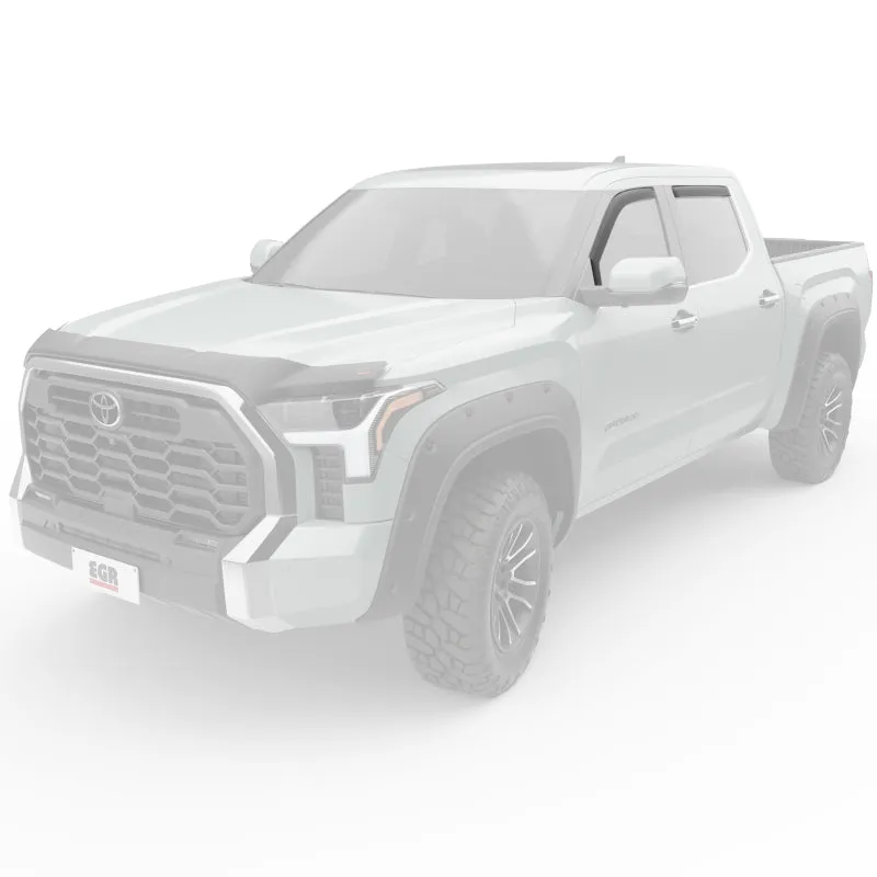 EGR 2022  Toyota Tundra In-Channel Window Visors Front/Rear Set Dark Smoke