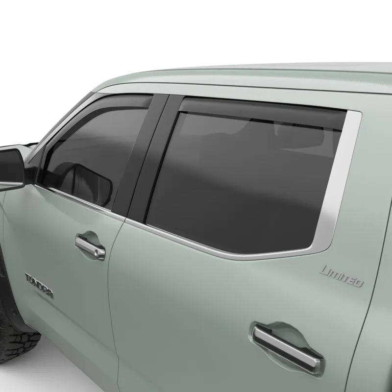 EGR 2022  Toyota Tundra In-Channel Window Visors Front/Rear Set Matte Black