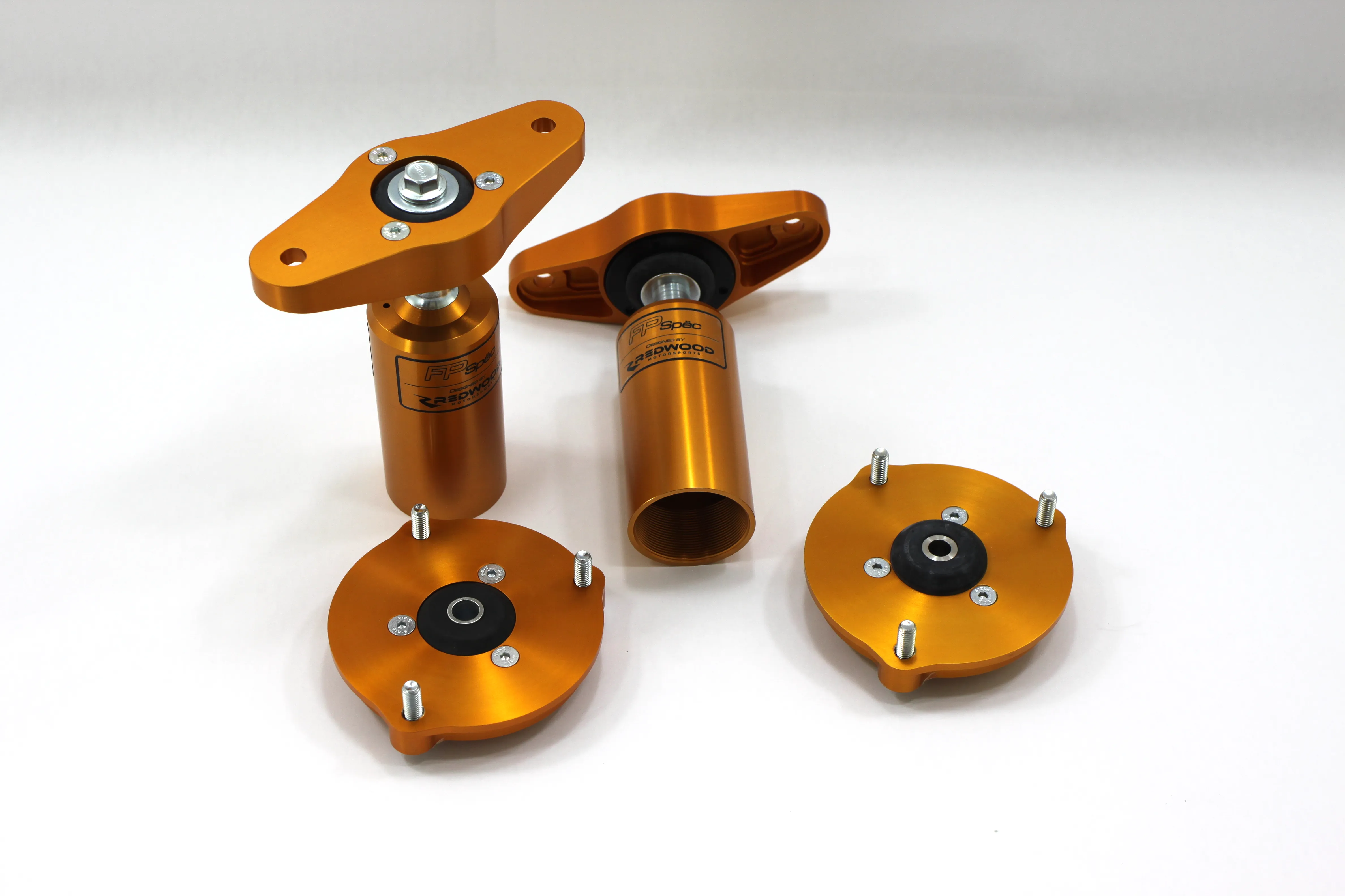 FPSpec Tesla Model 3/Y Rubber Bushing Tophats for Ohlins