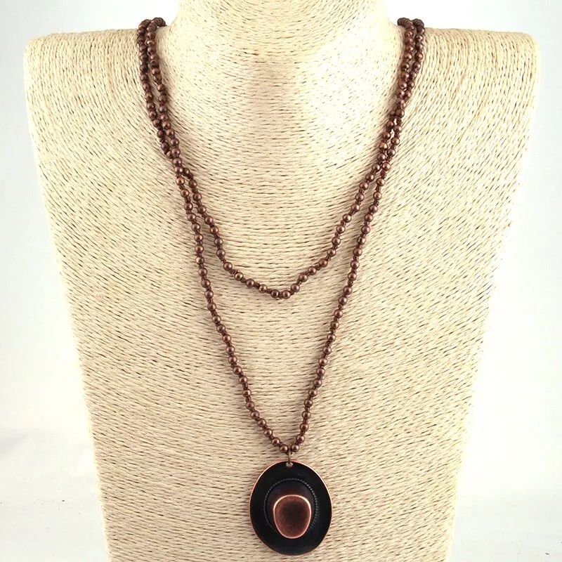 Hats Positivity and Prosperity Necklace