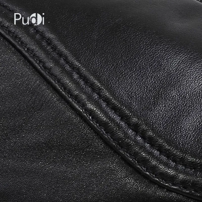 HL041 Men's Leather Baseball Cap Brand New Style Sheep Leather Beret Newsboy Belt Hunting Gatsby Black Caps Hats