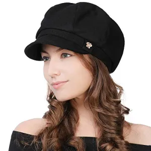 Ladies Winter Newsboy Cap