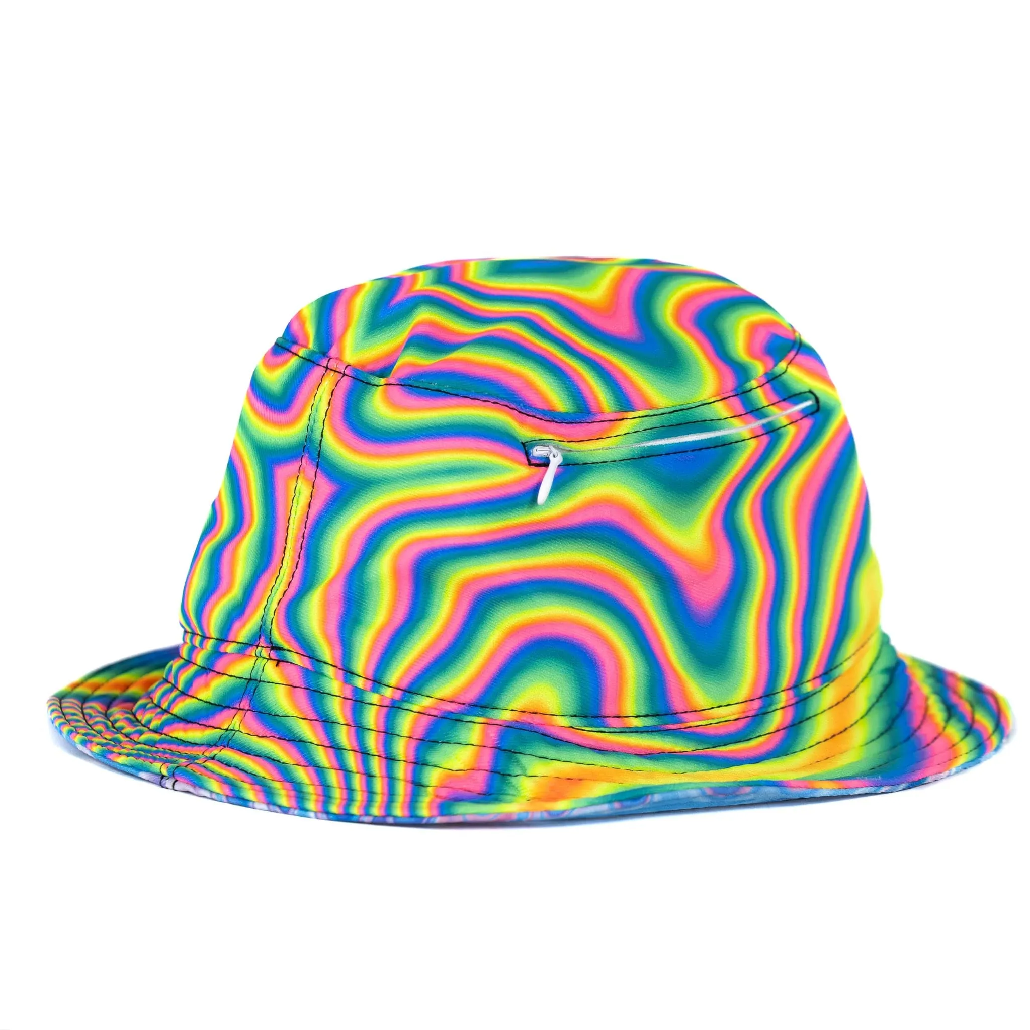 Light Tie Dye Reversible Bucket Hat