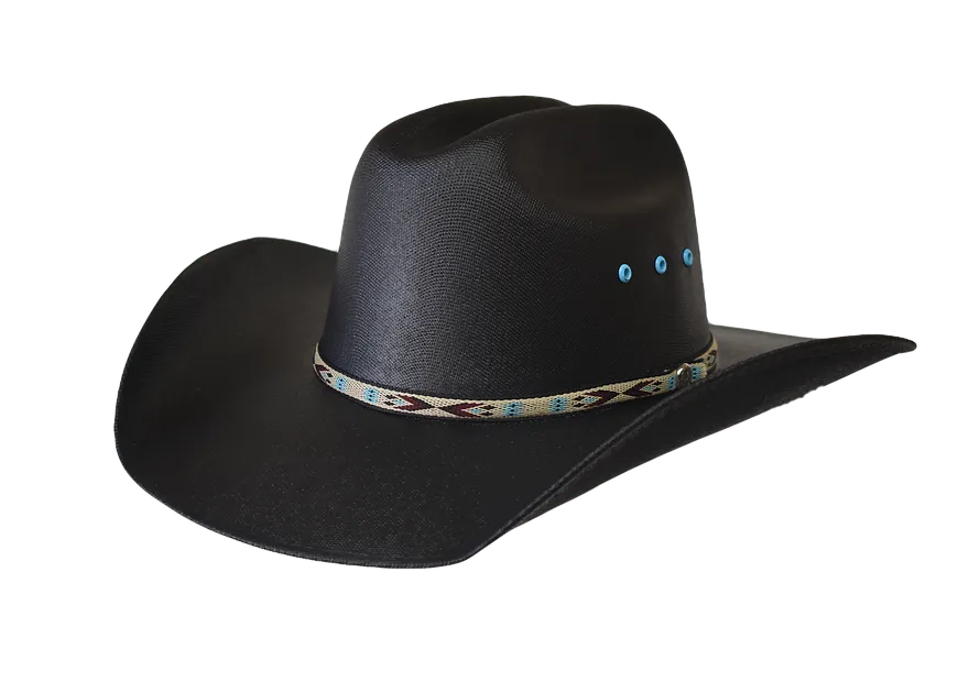 Lone Star Children's Black Straw Skyler Cowboy Hat
