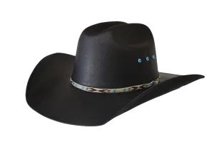 Lone Star Children's Black Straw Skyler Cowboy Hat