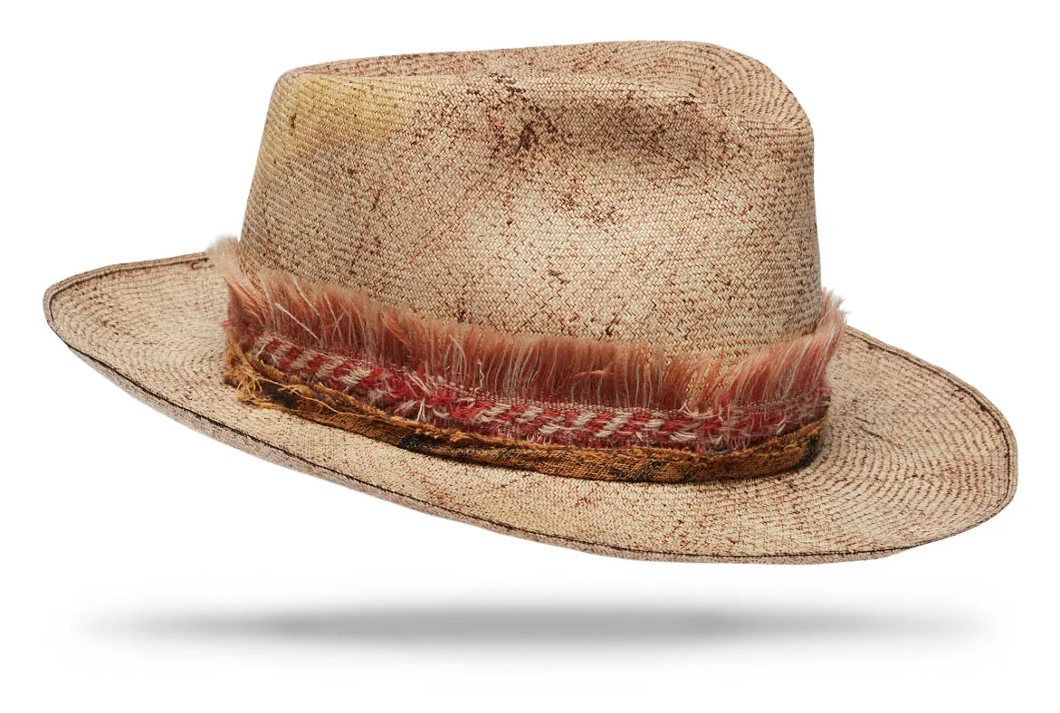 Montecristi Earth Dyed short brim antique band